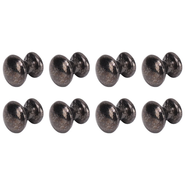 8 UDS. Perillas de Cabeza Redonda en Miniatura a Escala 1:12, Mini Manijas, Manija de Metal, Estilo Simple, Perillas de Manija de Puerta de Casa de Muñecas