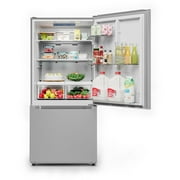 Midea 18.7-Cu. Ft. Bottom Mount Refrigerator, Stainless Steel, MRB19B7AST