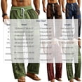 thumbnail image 3 of Elvqul Mens Pants Big and Tall Mens Long Pants Elastic Waist Pants with Pockets Sports Drawstring Lounge Outdoor Pull On Funny Graphic, 3 of 5