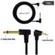 thumbnail image 3 of 3.5mm Male to 6.35mm Male Audio Cable 6.35mm 1/4" Mono 3.5mm 1/8\' TS Mono Jack Plug Aux Adapter 6FT, 3 of 4