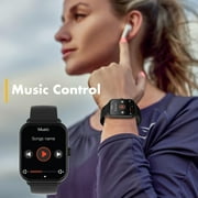 3Plus Vibe Lite BT (Bluetooth Calling) Smartwatch Black - Unisex