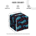 thumbnail image 2 of Rocae Blue Seahorse for High-grade Leather Tissue Box, Exquisite Fashionable Design, Office Tissue Box, Waterproof Family Tissue Box, 2 of 8