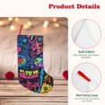 thumbnail image 4 of Fuzoiu Neon Graffiti Urban Art Print 18 inches Christmas Stockings, Personalized Christmas Stockings,for Family Decorations Hanging Ornament for Xmas Holiday Party, 4 of 7