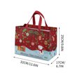 thumbnail image 3 of Bolsas de Regalo de Navidad Tote con Manijas, Bolsa de Compras Reutilizable de Comestibles No Tejidos Grande para Decoraciones de Fiesta de Navidad, Decoraciones de Fiesta de Navidad, 3 of 5