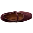 thumbnail image 6 of Ollio Women's Shoes Basic Mary Jane Elasticated Square Toe Ballet Flat F17340, 6 of 6