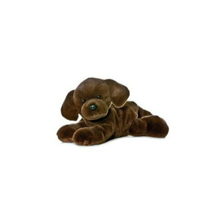 Lil; Lucky the Chocolate Lab Mini Flopsie - 8; by Aurora - 31257-AR