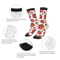 thumbnail image 3 of Fuzoiu Hand Drawn Tomatoes Print Kids Socks For Boys Girls,Grip Crew Socks with Non Slip,Lightweight Stretch Crew Socks,Toddlers Crew Boot Socks, 3 of 5