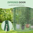 thumbnail image 4 of Aoodor 10'x3'x5' Crop Cage Plant Protection Netting Tent with Zippers for Vegetables Fruits and Plant, Suitable for Garden Yard and Lawn, 4 of 7
