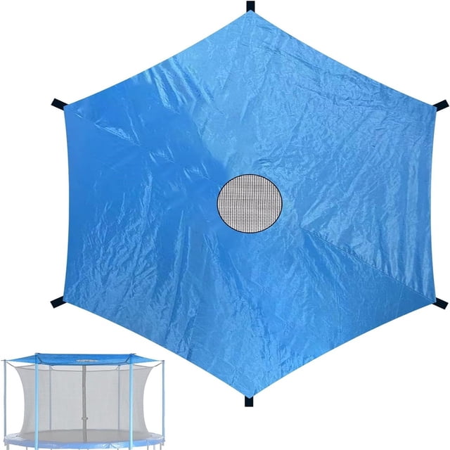 Kroder Trampoline Canopy 8ft 10ft 12ft 14ft 16ft Sun Easy To Install Protective Trampoline Shade Accessories For Outdoor Backyard