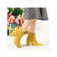thumbnail image 6 of BLISSFUL STEP Women's Round Toe Block Heels Chelsea Ankle Boots, 6 of 8