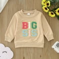 thumbnail image 2 of Vedolay Baby Clothes Casual Warm Long Sleeve Tops for Kids Boys Girls Sweatshirt Hooded Sweater Beige,100, 2 of 5