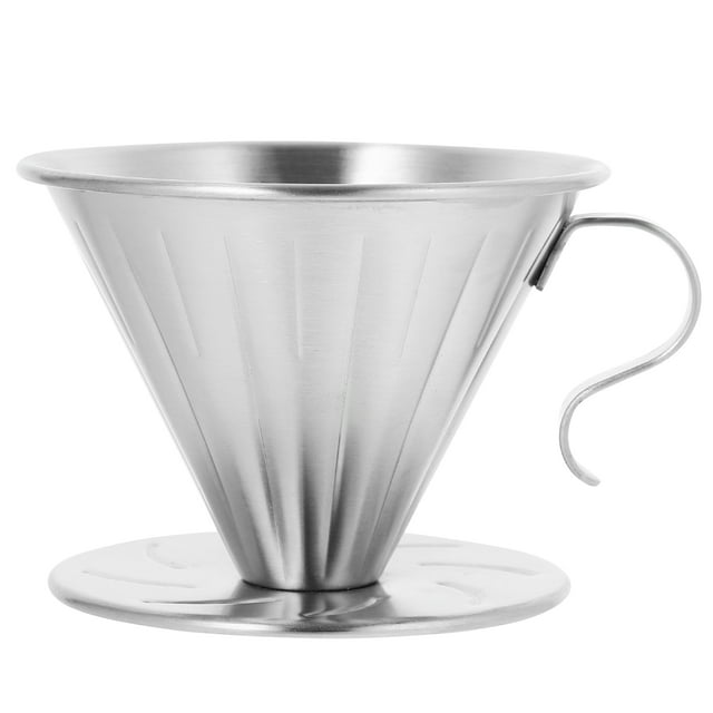 Filtre à Café en Acier Inoxydable, Tasse à Filtre à Main, Entonnoir à Thé