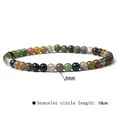 thumbnail image 5 of 4mm Chakra Beads Energy Bracelet Natural Round Agates Onyx Stone Stretch Bracelet Bangles for Women Men Handmade Yoga Jewelry, 5 of 6