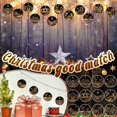 thumbnail image 4 of 60 piezas de adornos de madera para árbol de Navidad con forma de belén de Soaoo, 4 of 6