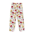 thumbnail image 5 of Xecao Tulips Flowers Men's Straight Lounge Pajama Pants: The Ultimate in Comfortable Sleepwear, 5 of 9