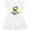 AA-White, variant on Siesta Key Florida Summer Vacation Girls Toddler Dress