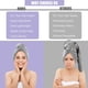 thumbnail image 4 of Envoltura de secado de toalla para el cabello: paquete de 2 toallas para secar la cabeza, turbante de secado por torsión, absorbente rápido y largo, 4 of 5