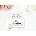 thumbnail image 2 of Inkdotpot 30Jungle Animals Baby ShowerDiaper Raffle Ticket Lottery Insert Cards Supplies Games For Baby Shower Party Bring A Pack Of Diapers To Win Favors Gifts And Prizes, 2 of 5