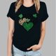 thumbnail image 5 of Camisetas de Manga Corta para las Mujeres de Moda Imprimir Cuello Redondo Camiseta, Mezcla de Poliéster Ligero para Primavera Verano Otoño, 5 of 8