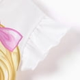 thumbnail image 6 of Barbie Toddler Girls Outfit Set Graphic Ruffle Sleeve T-Shirt with Pink Skirted Shorts 2 Piece Summer Set Girls Fashion Sizes 2Y, 6 of 10