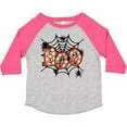 thumbnail image 3 of Inktastic Halloween Boo with Spiders in Web Boys or Girls Toddler T-Shirt, 3 of 5