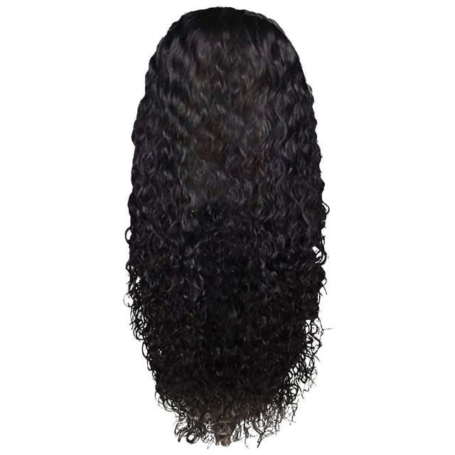 Peluca de Ondas de Agua de 28 Pulgadas - Fibra Térmica Rizada, Ajustable - para Carnaval, Fiestas y Eventos Cosplay