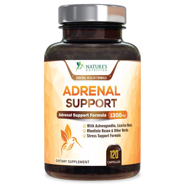 Nature's Nutrition Adrenal Support & Cortisol Manager Health Complex