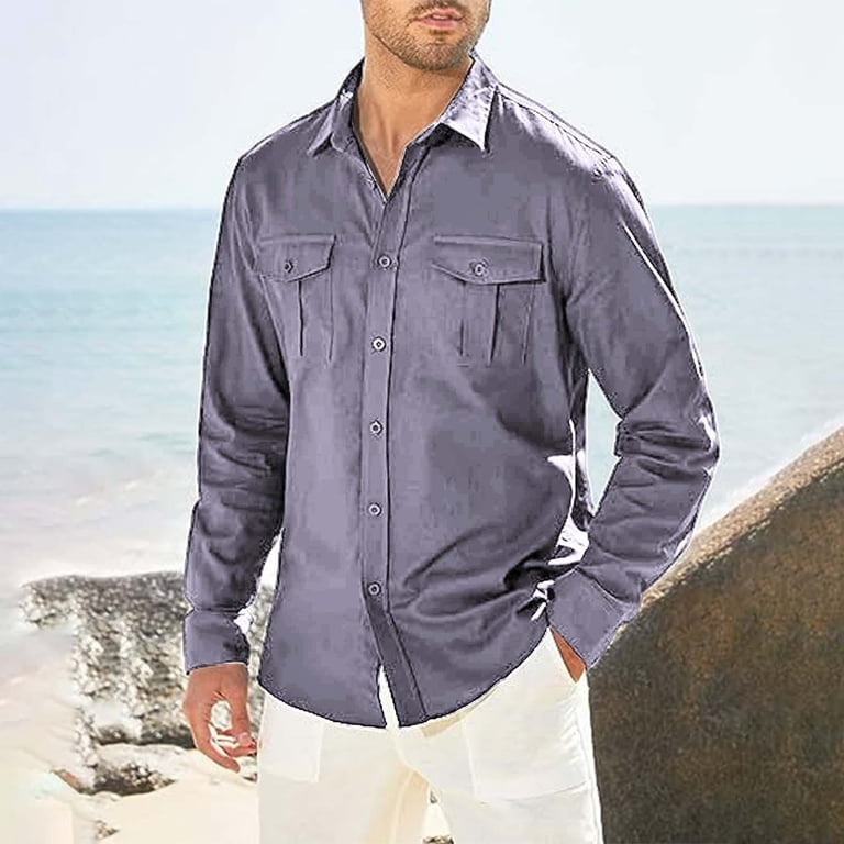 Men's Clearance Button Down Shirt Casual Regular-Fit Dress Shirts Lapel Wrinkled Casual Shirt Cotton Linen Fashion Breathable Shirt Long Sleeve Dress Shirts - Walmart.com Men's Clearance Button Down Shirt Casual Regular-Fit Dress Shirts Lapel Wrinkled Casual Shirt Cotton Linen Fashion Breathable Shirt Long Sleeve Dress Shirts - Walmart.com