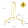 thumbnail image 4 of Soporte de exhibición de caballete de acero decorativo para placas de 4'' a 12'' 4 pulgadas, 4 of 9
