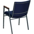 thumbnail image 5 of YouLLin HERCULES Series Heavy Duty Navy Blue Dot Fabric Stack Chair with Arms and Ganging Bracket, 5 of 9