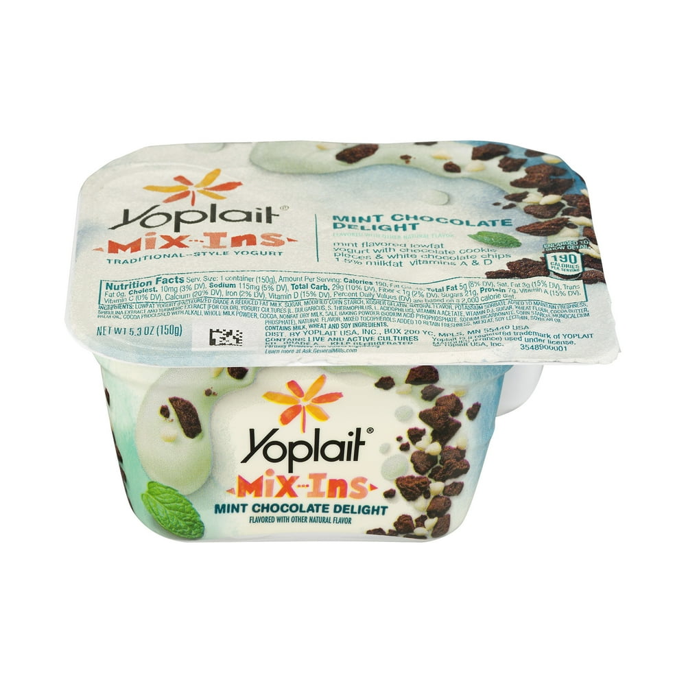 Yoplait MixIns Yogurt Mint Chocolate Delight, 5.3 oz