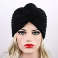 thumbnail image 3 of Knit Slouchy Turban Beanie Hat Winter Crochet Head Wraps Hair Scarf Cap Baggy for Women Girls, 3 of 5