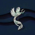 thumbnail image 4 of Phoenix Brooch Shiny Rhinestone Colorful Realistic Phoenix Chinese Style Sweater Formal Coat Clothes Pin Jewelry Gift Clothing Accessories, 4 of 4