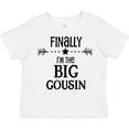 thumbnail image 3 of Inktastic Finally I'm the Big Cousin Boys or Girls Toddler T-Shirt, 3 of 5