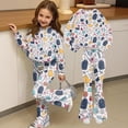 thumbnail image 6 of Grblisyd First Day of School Outfits for Girls Kids 2 Piece Crew Neck Long Sleeve Sweatshirt & Elastic Waist Flare Pants Fall Winter Clothing for 2-8Y, 6 of 7