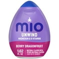 thumbnail image 3 of (2 pack) Mio Unwind Berry Dragonfruit Liquid Water Enhancer with Magnesium & B Vitamins, 1.62 fl oz Bottle, 3 of 20