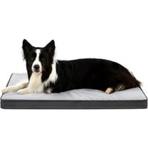 Extra Large 2-in-1 Pet Bed with Removable Waterproof Washable Warm and Cool Covers, Gray