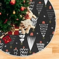 thumbnail image 5 of FMSHPON Abstract Christmas Trees Xmas Christmas Tree Skirt Stand Mat for Holiday Party Decoration Indoor Outdoor 36 inches, 5 of 6