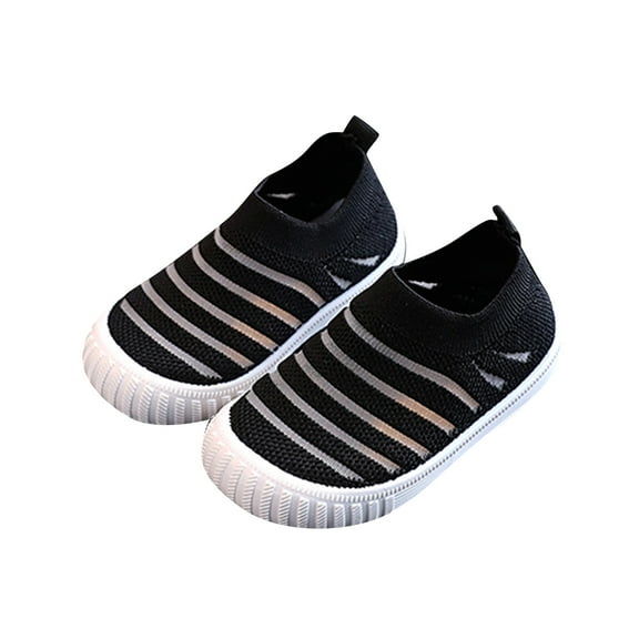 Boys Shoes Christmas Gift Baby First-Walking Shoes Kid Shoes Trainers Toddler Infant Boys Girls Soft Sole Non Slip Cotton Canvas Mesh Breathable Lightweight Slip-on Sneakers Outdoor Save Big