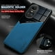 thumbnail image 2 of Reno10 Carcasa A Prueba De Golpes Para Oppo Reno 10 Pro Plus + 10Pro + 5G Textura De Cuero Coche Soporte Magnético Funda De Teléfono Lente De La Cámara Proteger La Cubierta Trasera, 2 of 4