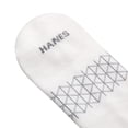 thumbnail image 4 of Hanes Mens Ankle Socks, Cushioned, Absolute Comfort, 3-Pack, Size 6-12, Black, 4 of 6