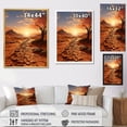 thumbnail image 4 of Designart "African Sands Exploration" African Floater Framed Wall Art Living Room, 4 of 7