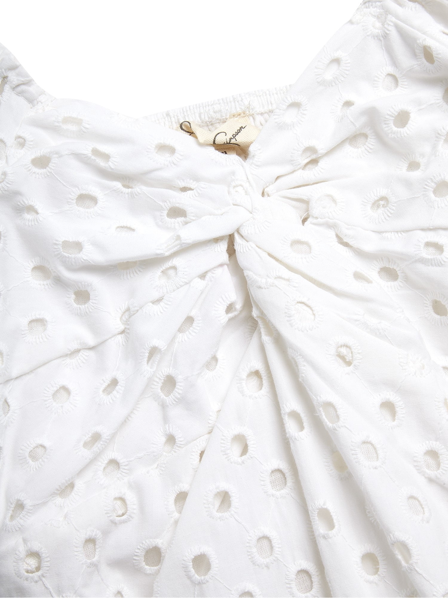 Jessica Simpson Girls' Eyelet Twist Dress, Sizes 7-16
