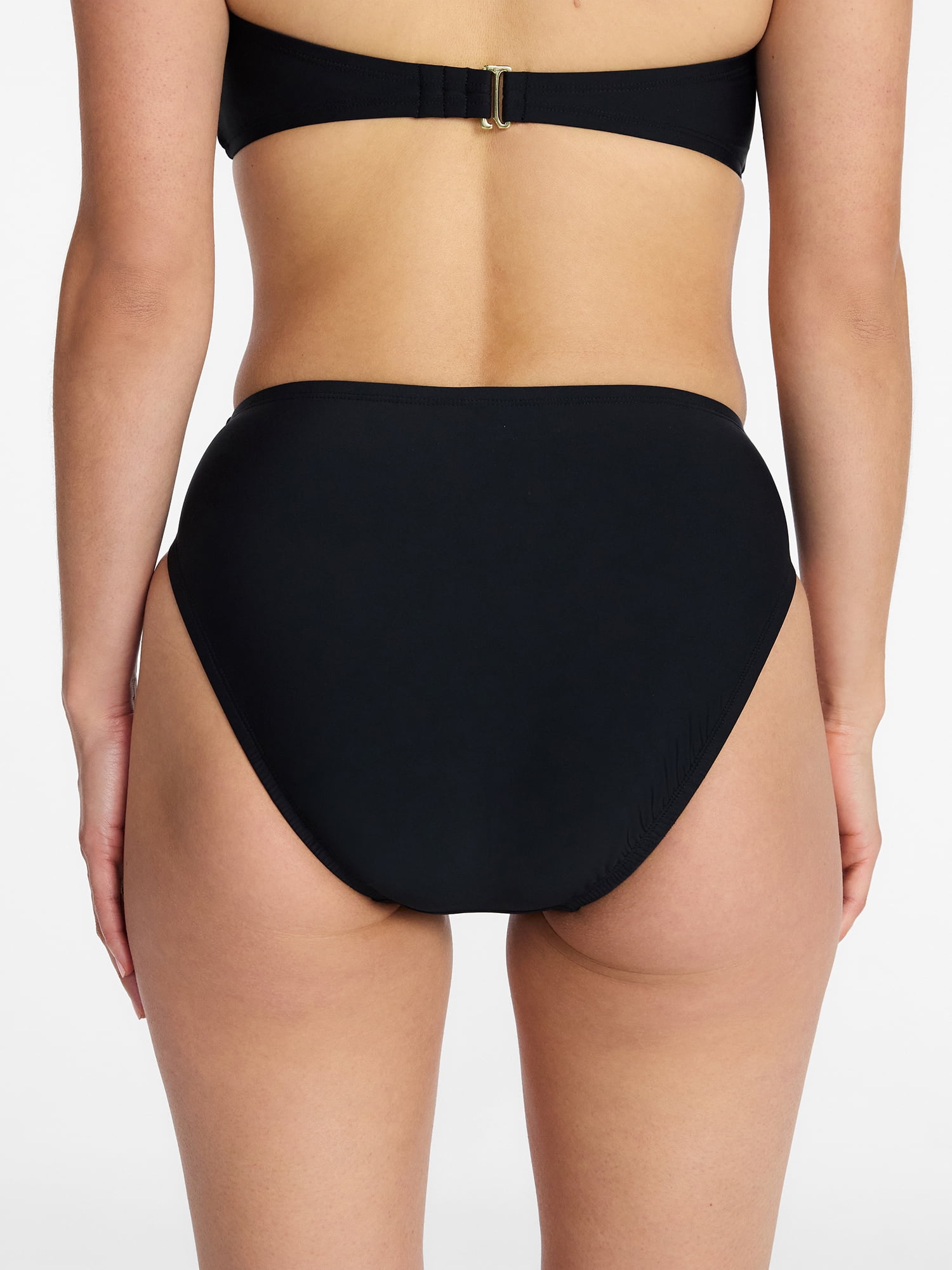 Time and Tru Women's and Women's Plus Tie Front High Leg Bottom