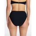 thumbnail image 3 of Time and Tru Women's and Women's Plus Tie Front High Cut Bikini Bottoms, Sizes XS-3X, 3 of 5