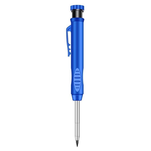 Lápiz para carpintería con orificios profundos, marcador profesional para carpintería, marcador ajustable, recambio de grafito