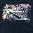thumbnail image 2 of Transformers 40th Anniversary Megatron vs Shockwave Youth Long Sleeve T Shirt, Navy, Large, 2 of 3