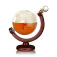thumbnail image 3 of Viski Globe Glass Decanter for Whiskey, Bourbon, Party Gifts for Men, 32oz, 3 of 7