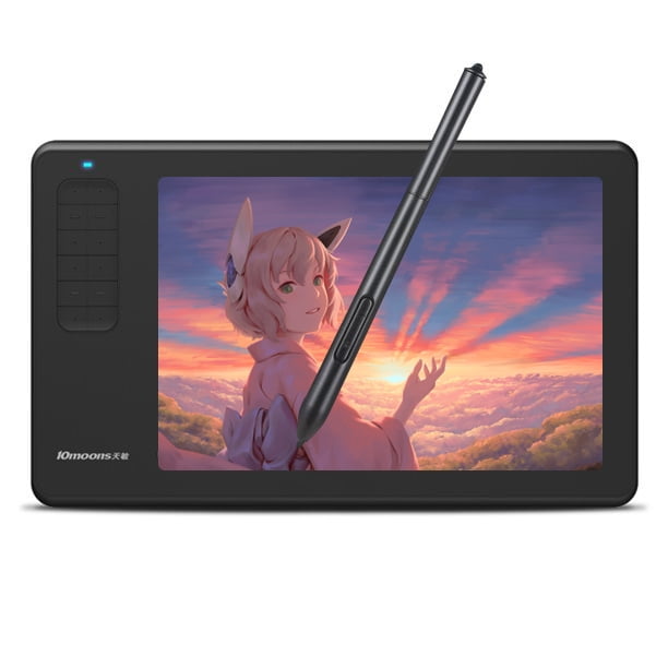 9.45 x 6 inch Graphics Drawing Tablet, Portable For Teachers, Students And Creators, 12 Customizable ExpressKeys 8192 Pressure Sensitive Pen,