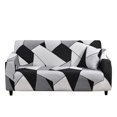 thumbnail image 2 of Shanna Stretch Sofa Slipcover Non Slip Couch Covers for 1 2 3 4 Seater and Sectional Couch, Sofa Furniture Protector(3 Seater,Black White Gray), 2 of 8